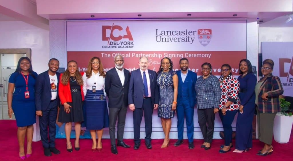 Del-York Creative Academy Signs with Lancaster university